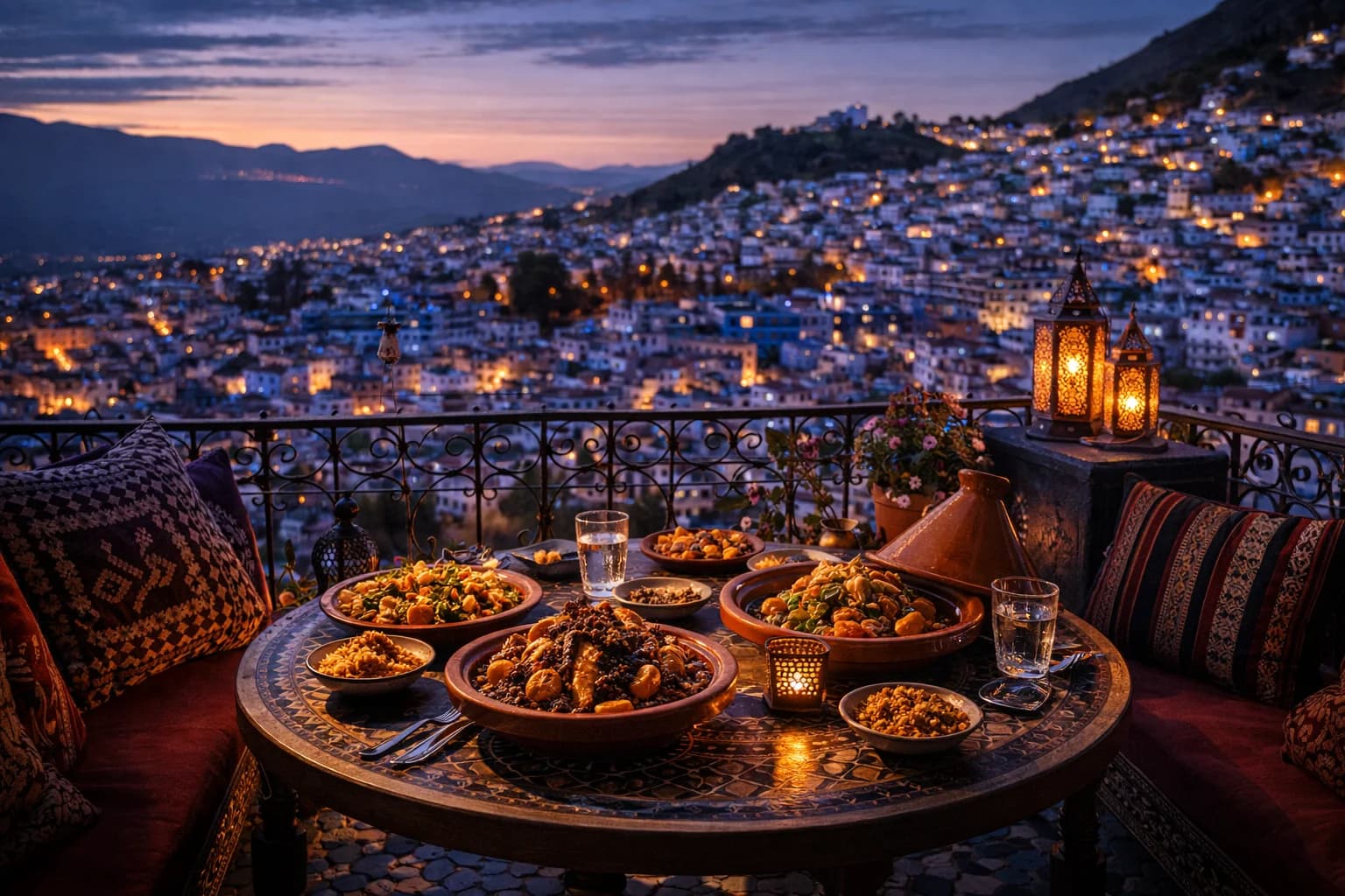 Chefchaouen City Panorama