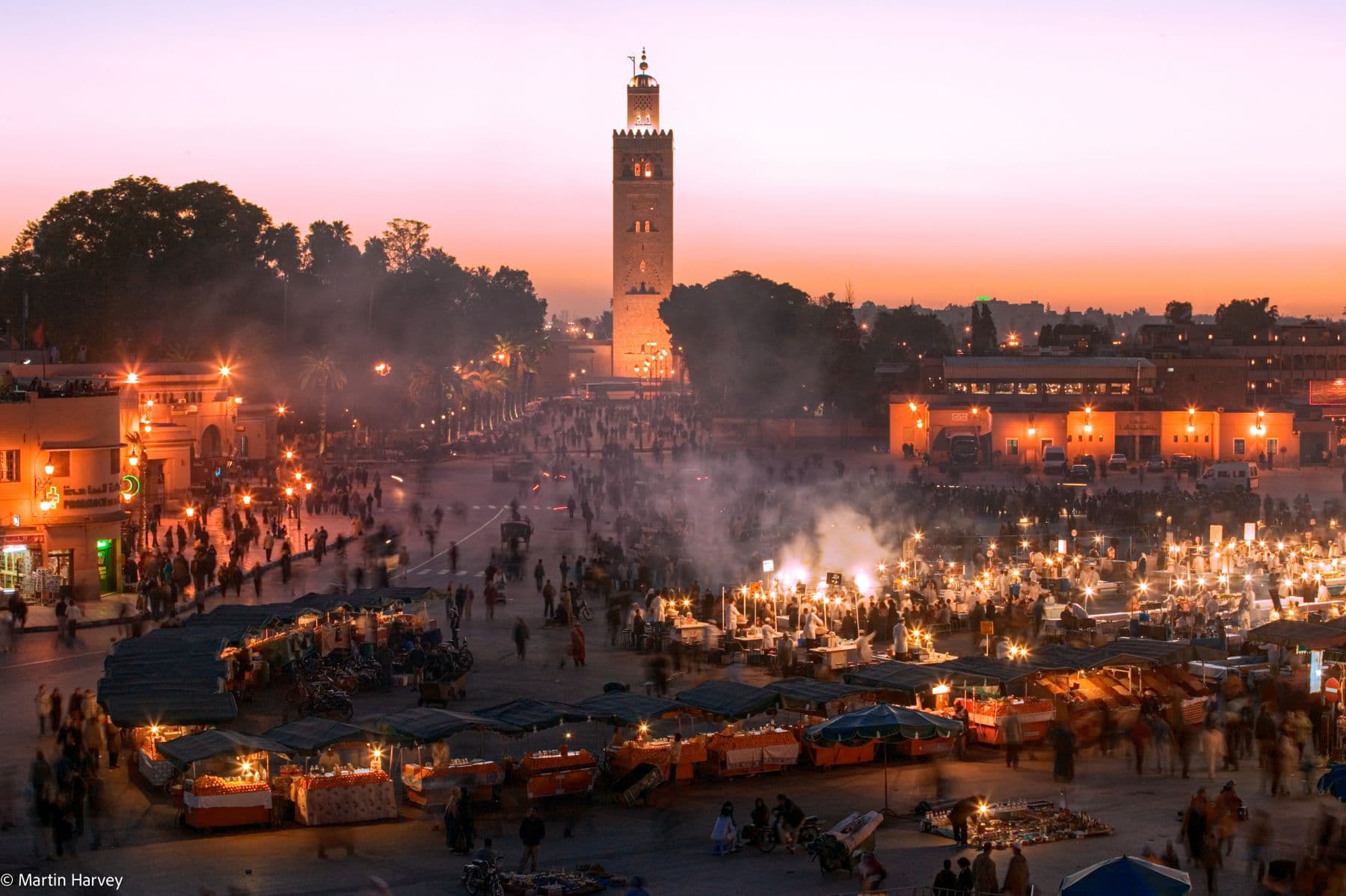 Marrakech Jemaa el-Fna at Night